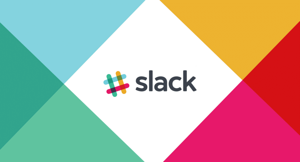 the Slack software logo with a coloured background matching their branding