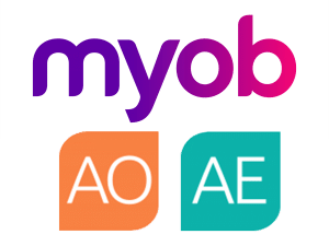 MYOB AE & AO Accounting Software Logo